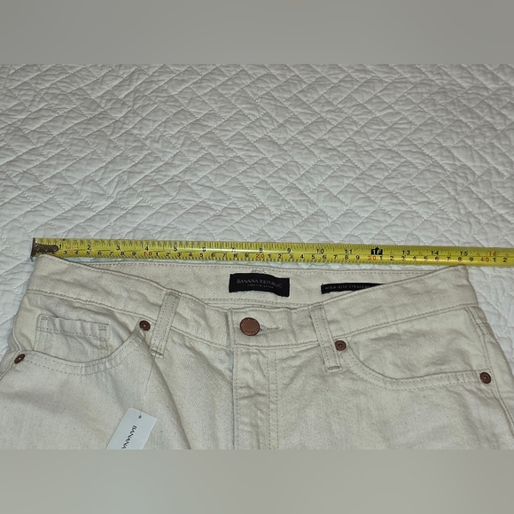 NWT Banana Republic High Rise Straight Jeans Women's Size 29 - Picture 6 of 10